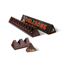 TOBLERONE 瑞士三角 黑巧克力含巴旦木糖100g*2条零食糖果喜糖凑单