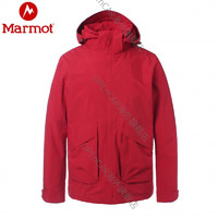 Marmot 土拨鼠 秋冬运动休闲户外防风耐磨男款夹克外套冲锋衣 砖红066 XL