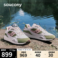 saucony 索康尼 SHADOW 6000豆沙鞋男女经典复古休闲鞋运动鞋灰绿37