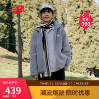 NEW BALANCE23年男女同款早秋运动针织仿羊羔毛外套AMJ33333 TAG S