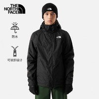 THE NORTH FACE北面冲锋衣男户外防水保暖夹棉三合一88RM JK3 XXXL