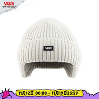 VANS范斯 男女针织帽美式休闲 米白色 均码头围:57cm