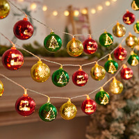 万千独你 圣诞节装饰品店铺橱窗氛围挂饰场景布置圣诞树小彩灯串灯创意挂件