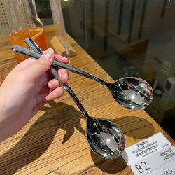 Galanz 格兰仕 不锈钢韩式勺创意通用汤匙家用可爱吃饭加厚勺子