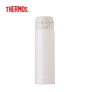 膳魔师（THERMOS）保温杯男女不锈钢水杯子大容量保冷防漏弹盖杯JNL系列 梨花白(502-NUD) 500ml