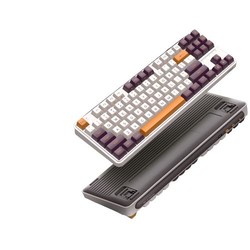 MIIIW 米物 ART MWMKB02 87键 2.4G蓝牙 多模机械键盘 紫薯牛奶 凯华BOX红轴 RGB