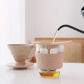【自营】日本手冲咖啡套装V60滤杯家用露营玻璃咖啡壶单人份