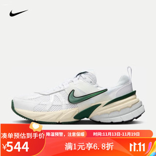 NIKE 耐克 yykids 儿童鞋鞋休闲鞋冬季V2K RUN百搭潮流运动鞋 FD0736-101 40