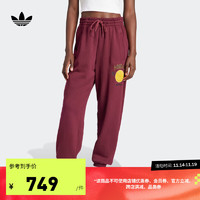 adidas 阿迪达斯 三叶草MOOMIN联名女装冬季束脚运动裤IL2449 酱紫 A/XS