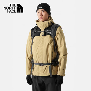 北面（The North Face）预三合一冲锋衣550蓬鹅绒内胆男防水羽绒保暖外套892A LK5/卡其色 M/170