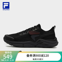 斐乐（FILA）MIND 6+男鞋房跑鞋2023冬运动路跑鞋综训鞋 黑美人/沥青灰-BA 40.5