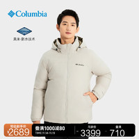 Columbia哥伦比亚男防水冲锋衣可双面穿700蓬鹅绒羽绒服WE6399 278 S(170/92A)