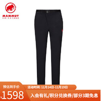 猛犸象（MAMMUT）Clion 弹性防风加绒保暖软壳裤 黑色 XL
