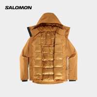 萨洛蒙（Salomon）男款 户外运动休闲防风蓬松保暖羽绒服外套 PATROLLER GTX DOWN 橡胶色 C21034 S