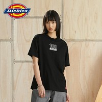 Dickies 帝客 短袖T恤  男纯棉休闲潮款百搭上衣短袖T恤010398 黑色 XXL