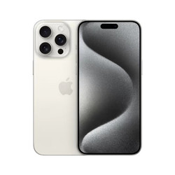 Apple 苹果 iPhone 15 Pro Max 支持移动联通电信5G 双卡双待手机 白色钛金属 512GB
