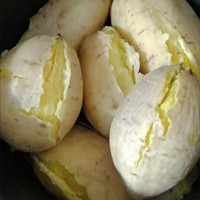 颜曼箐潮汕番薯农家新鲜自种现挖白皮黄心板栗红薯干粉糯甜鸡蛋品种地瓜 2斤 大果  1斤左右/每个