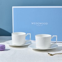 WEDGWOOD 威基伍德·意大利浮雕2杯2碟组盒套装