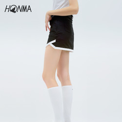 HONMA 本间 运动高尔夫服饰女式短裙时尚运动休闲修身撞色半身包臀裙