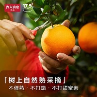 农夫山泉 17.5°橙子脐橙铂金果礼箱产自江西当季新鲜时令水果10斤
