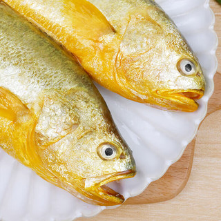 鸿顺 鲜冻黄花鱼700g/2条 国产鱼类 大黄鱼 生鲜 海鲜水产
