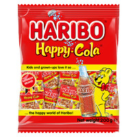 88VIP：HARIBO 哈瑞宝 橡皮糖可乐软糖qq糖网红儿童糖果零食年货迷你小包装200g