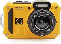 Kodak 柯达 PIXPRO WPZ2 坚固防水数码相机，16MP 4 倍光学变焦，2.7 英寸液晶全高清视频，黄色