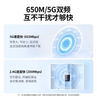 UGREEN 绿联 usb无线网卡台式机wifi6接收发射器笔记本电脑主机无限上网卡连接热点外置网络外接千兆5G双频信号免驱动