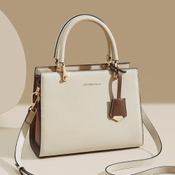 dragonfly 红蜻蜓 2023新款牛皮气质手提包女式单肩包大容量斜挎包包