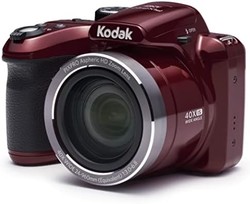 Kodak 柯达 AZ401RD 数码相机带 3 英寸 LCD 显示屏,红色