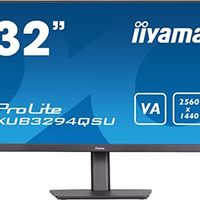 iiyama 饭山 XUB3294QSU-B1-31.5英寸,VA 2560x1440/75Hz,2H1DP