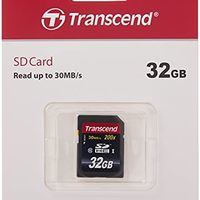 Transcend 创见 32GB SDHC Class 10 闪存卡高达 30MB/s (TS32GSDHC10), 蓝色