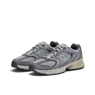 NEW BALANCE NB23男鞋女鞋MR530系列街头潮流休闲老爹鞋 灰色 MR530TG 42(脚长26.5cm)