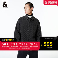 杰克·琼斯（JACK&JONES）百搭简约潮流舒适休闲宽松时尚牛仔衬衫男223462008 A17中灰牛仔 165/88A/XS