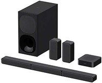 SONY 索尼 条形音箱 HT-S40R - 5.1 声道（包括有线低音炮、无线后置扬声器、蓝牙、环绕声、杜比数字），黑色