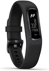 GARMIN 佳明 vivosmart 4 智能活动手环，带有基于手腕的心率和健身监测工具 ,Schwarz,S/M