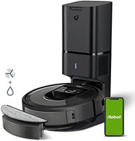 iRobot 艾罗伯特 Roomba Combo i8+ (i8576) 吸尘 拖地机器人 带第二个容器 带拖地垫 自动吸力站 智能地图 兼容语音助手 WLAN 通过应用程序设置 浅银色