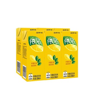 可口可乐 阳光 柠檬红茶 茶饮料 250ml*24盒 整箱整箱装