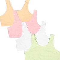 鲜果布衣 Big Girls' Cotton Built-Up Stretch Sports Bra