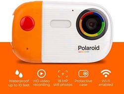 Polaroid 宝丽来 水下摄像机 18mp 4K UHD,Polaroid 宝丽来防水相机,适用于浮潜和潜水,带 LCD 显示屏