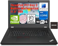 Lenovo 联想 ThinkPad P17 Gen 2 移动工作站 17.3  i7-11850H、Quadro T1200、32GB DDR4 内存、1TB PCIe