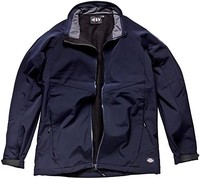Dickies 帝客 - 男士外套，软壳夹克，防水，海军蓝，S