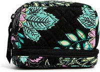 Vera Bradley 女式棉质豪华药丸收纳袋旅行配件, Island Garden - 再生棉, 均码