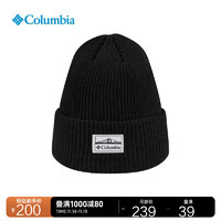 哥伦比亚 23秋冬新品情侣款简约保暖舒适针织帽CU3603 011（23年新色） 均码