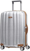 Samsonite 新秀丽 Lite-Cube DLX 4 轮行李箱, 灰色(铝), Spinner M (68 cm - 67.5 L), 行李箱