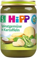 HiPP 喜宝 婴儿流食 适用于4月以上婴儿 多种蔬菜/土豆/菠菜，6瓶装(6 x 190g)