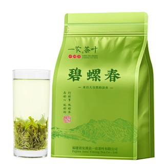 PLUS会员：一农 一级碧螺春100g/袋 绿茶茶叶 茗茶