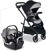 Britax 宝得适 Willow Brook S+ 婴儿旅行系统,婴儿汽车座椅和婴儿车组合,带阿尔卑斯底座