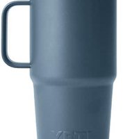 YETI Rambler 20 盎司旅行杯,不锈钢,真空保温带强力盖,北欧蓝