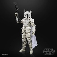 Star Wars Hasbro 孩之宝 星球大战黑色系列Boba Fett（原型装甲）玩具 6 英寸 约15.24厘米比例帝国反击战收藏人偶